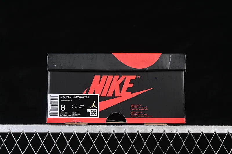 All categories Air Jordan Jordan series basketball shoes Air Jordan 1 Low G version pure original Air Jordan 1 Low OG AJ1 Joe 1 white red black hook low-top casual sneakers HQ6998-600